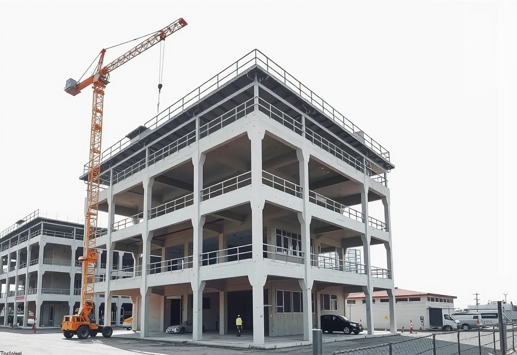 SteelStone construction site showing modern building development